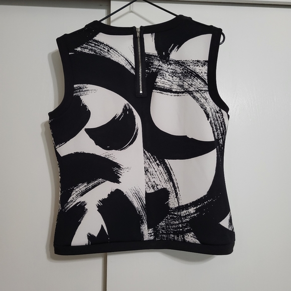 Worthington Med skirt and top, black and white color block - Picture 3 of 8